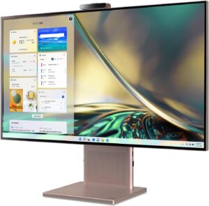 Acer Aspire S27-1755-UP11 AIO Desktop | 27" WQHD 2560 x 1440 IPS Display | 12th Gen Intel Core i5-1240P | Intel Iris Xe Graphics | 16GB DDR4 | 1TB PCIe 4.0 NVMe SSD | Intel Wi-Fi 6E | Windows 11 Home - Image 4