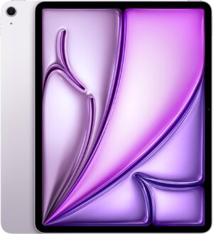 Apple iPad Air 13-inch (M2): Liquid Retina Display, 128GB, Landscape 12MP Front Camera/12MP Back Camera, Wi-Fi 6E, Touch ID, All-Day Battery Life — Purple