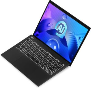 MSI Prestige 13 AI Evo Laptop: Intel Ultra 7-155H, 13.3" UHD+ OLED Display, 16GB DDR5, 1TB NVMe SSD, HDMI, MicroSD Card Reader, Win 11 Pro: Stellar Gray A1MG-029US - Image 3