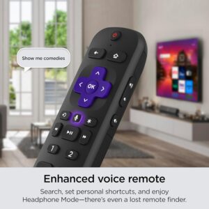 Roku Smart TV – 50-Inch Select Series 4K HDR RokuTV Enhanced Voice Remote, Brilliant 4K Picture, Automatic Brightness, & Seamless Streaming – Live Local News, Sports, Family Entertainment - Image 2